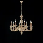 Made in Italy Wooden Chandelier for Interior Decorating - Milan Viadurini