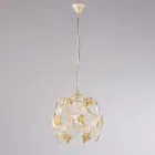 Metal Chandelier with Crystal Pendants for Elegant Interiors – Orchidea Viadurini