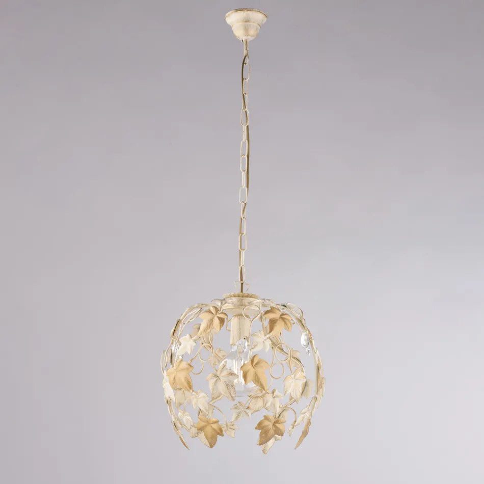 Metal Chandelier with Crystal Pendants for Elegant Interiors – Orchidea Viadurini