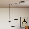 Metal Chandelier with Various Finishes Made in Italy - Mira