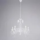 Metal chandelier for bright and welcoming interiors – Perla Viadurini