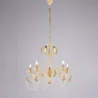 Metal chandelier for bright and welcoming interiors – Perla Viadurini