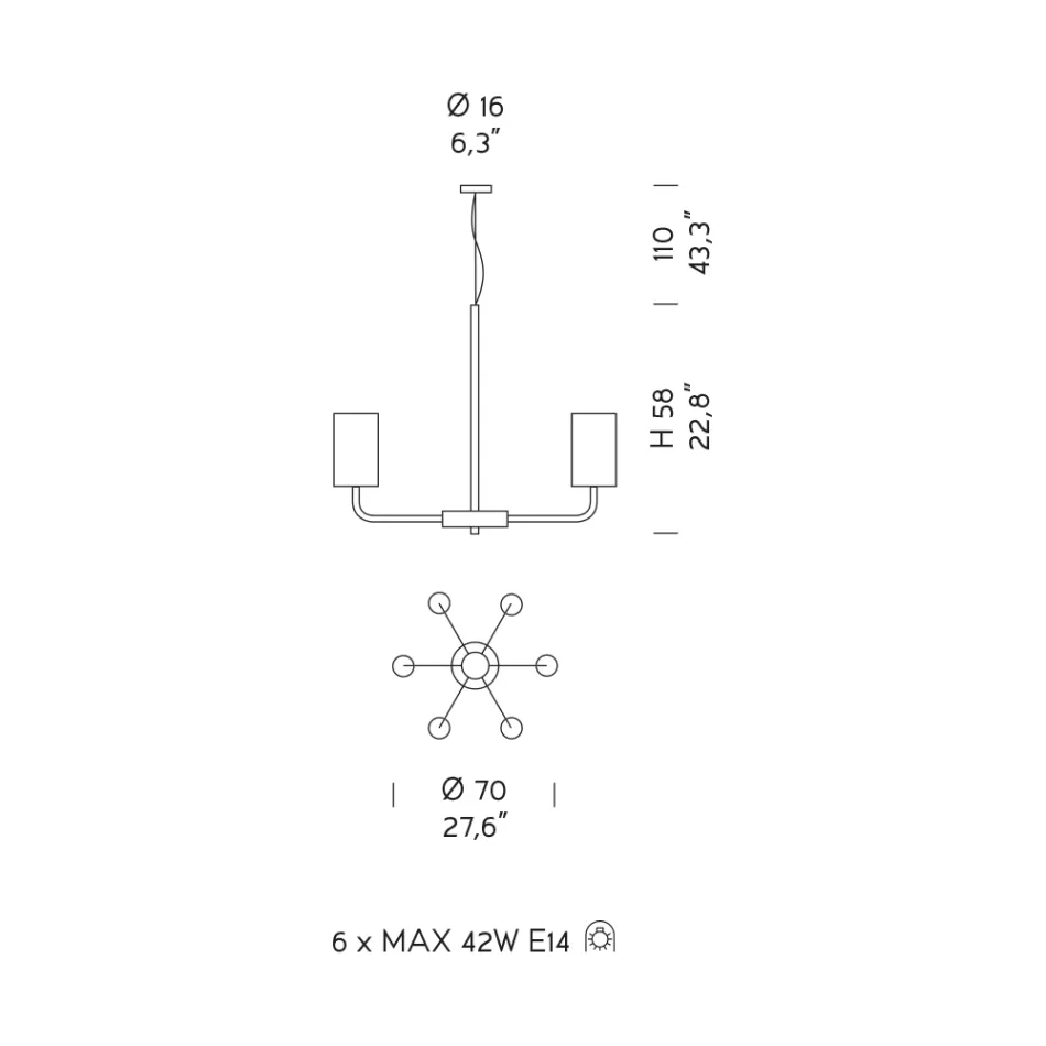 Chandelier in Venice Glass and Metal Handmade in Italy - Graham Viadurini