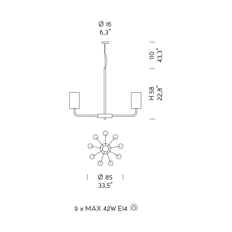 Chandelier in Venice Glass and Metal Handmade in Italy - Graham Viadurini