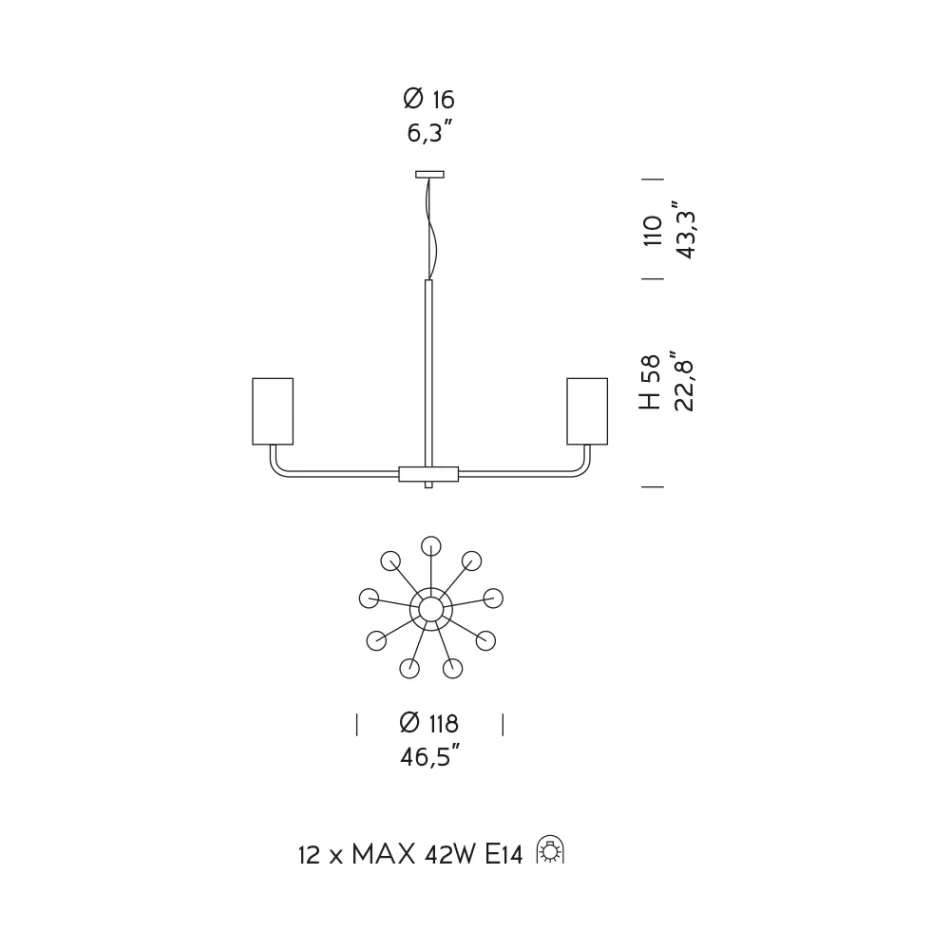 Chandelier in Venice Glass and Metal Handmade in Italy - Graham Viadurini