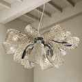 Modern Chandelier with 12 Lights in Venice Glass, Made in Italy - Diamonique