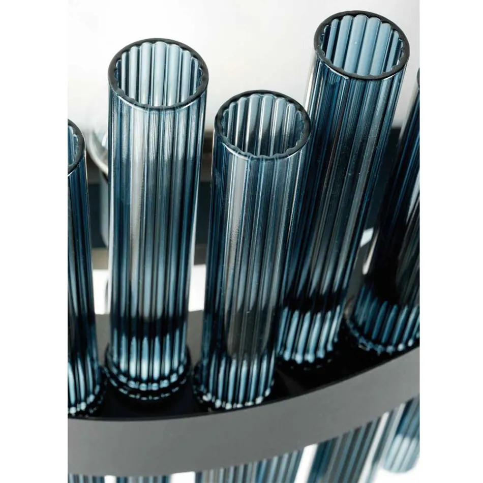 Modern Luxury Italian Artisan Blown Glass Chandelier - Maesta Viadurini