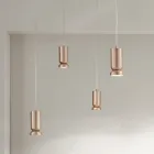 Modern Chandelier in Powder Coated Aluminum and Adjustable Cable - Buxus Viadurini