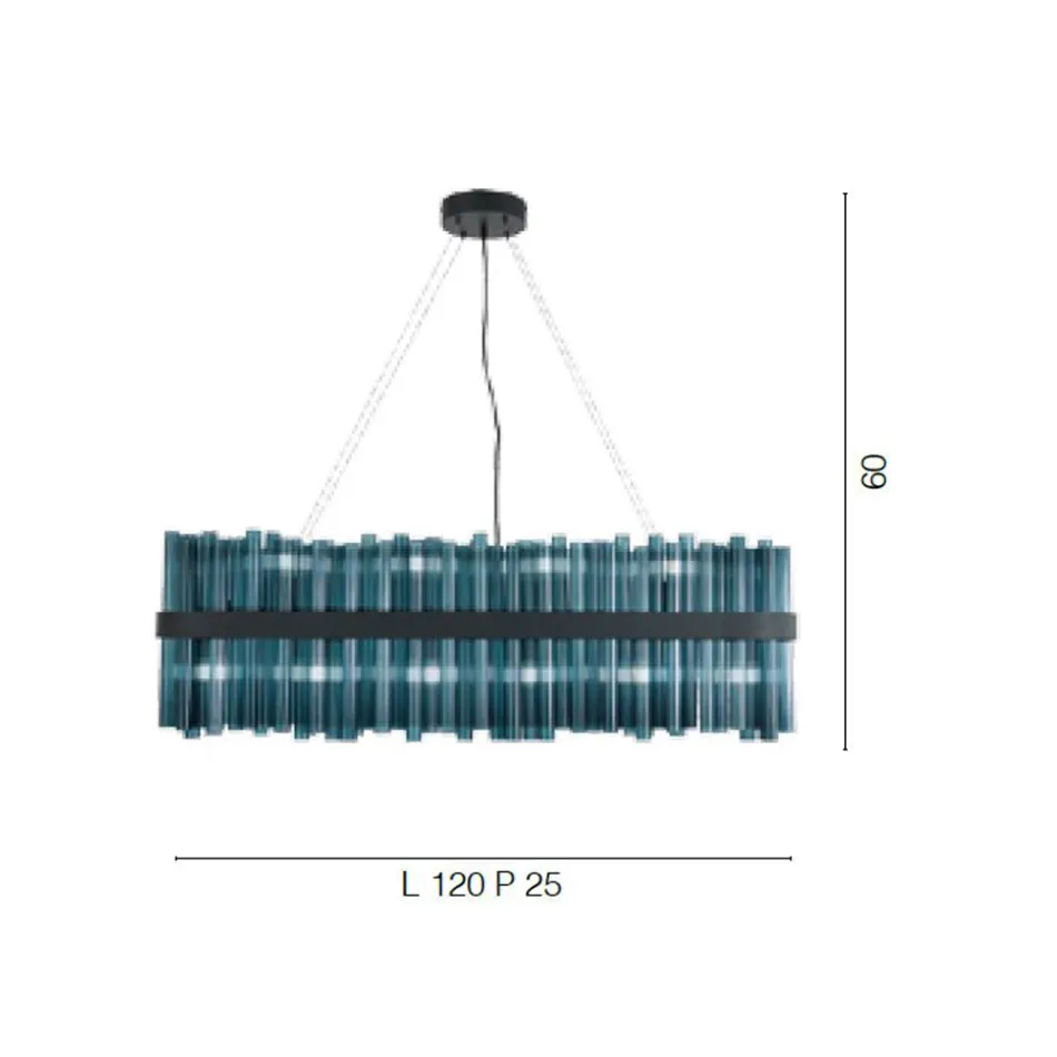 Modern Italian Handcrafted Luxury Blown Glass Chandelier - Maesta Viadurini