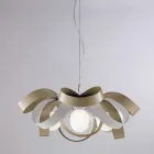 Shabby chic white metal chandelier for tasteful decor – Sea Viadurini