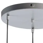Lucilla - Venetian Glass Three-Dome Pendant Chandelier Made in Italy Viadurini