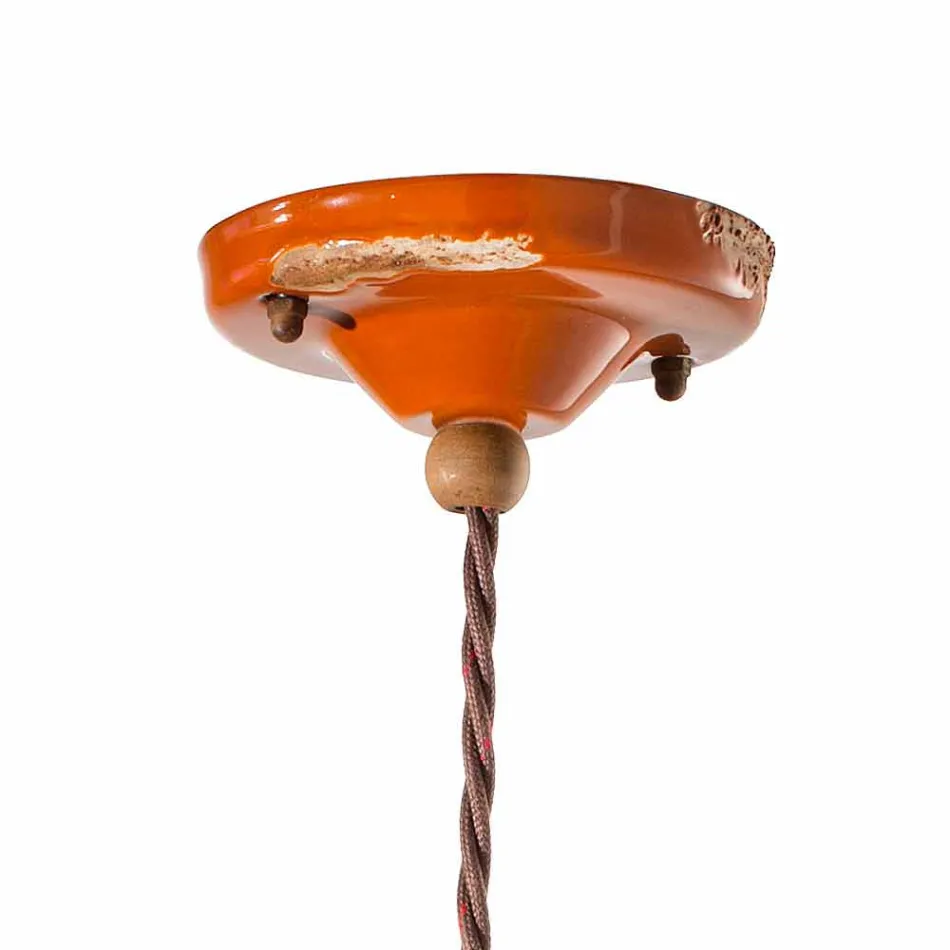 Chandelier design vintage handmade ceramics Cameron Ferroluce Viadurini