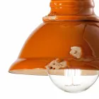 Chandelier design vintage handmade ceramics Cameron Ferroluce Viadurini