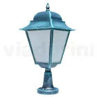Outdoor lantern in Aluminum and Sandblasted Glass Made in Italy - Alchemist Viadurini