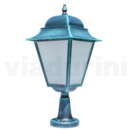 Outdoor lantern in Aluminum and Sandblasted Glass Made in Italy - Alchemist Viadurini