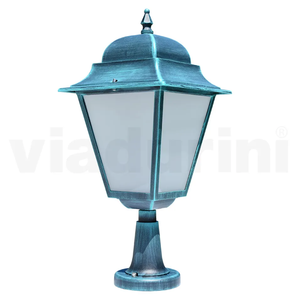 Outdoor lantern in Aluminum and Sandblasted Glass Made in Italy - Alchemist Viadurini