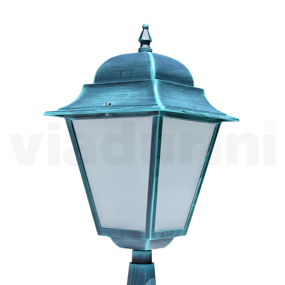 Outdoor lantern in Aluminum and Sandblasted Glass Made in Italy - Alchemist Viadurini