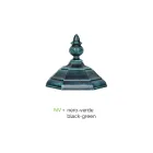 Lamppost 3 Lights Vintage Style in Aluminum Made in Italy - Leona Viadurini