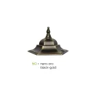 Lamppost 2 Lights in Aluminum and Glass Made in Italy Vintage - Janira Viadurini