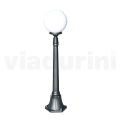 110 cm high street lamp in Acrylic and Anthracite Aluminum Made in Italy - Trovaantracite