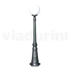 145 cm high street lamp in Acrylic and Anthracite Aluminum Made in Italy - Trovaantracite Viadurini