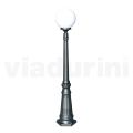 145 cm high street lamp in Acrylic and Anthracite Aluminum Made in Italy - Trovaantracite