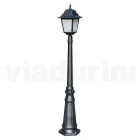 152 cm tall street lamp in Anthracite Glass and Aluminum Made in Italy - Scintilla Viadurini