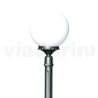 172 cm tall street lamp in Acrylic and Anthracite Aluminum Made in Italy - Trovaantracite Viadurini