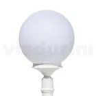172 cm tall street lamp in white acrylic and aluminum made in Italy - Trovabianco Viadurini