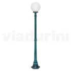 172 cm tall street lamp in black acrylic and aluminum made in Italy - Trovanero Viadurini
