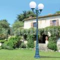 212 cm tall street lamp in black acrylic and aluminum made in Italy - Trovanero