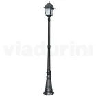 214 cm tall street lamp in Anthracite Glass and Aluminum Made in Italy - Scintilla Viadurini