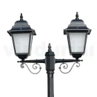 219 cm tall street lamp in Anthracite Glass and Aluminum Made in Italy - Scintilla Viadurini