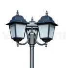 238 cm tall street lamp in Anthracite Glass and Aluminum Made in Italy - Scintilla Viadurini