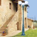 242 cm tall street lamp in black acrylic and aluminum made in Italy - Trovanero