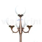 270 cm high street lamp in black acrylic and aluminum Made in Italy - Trovanero Viadurini