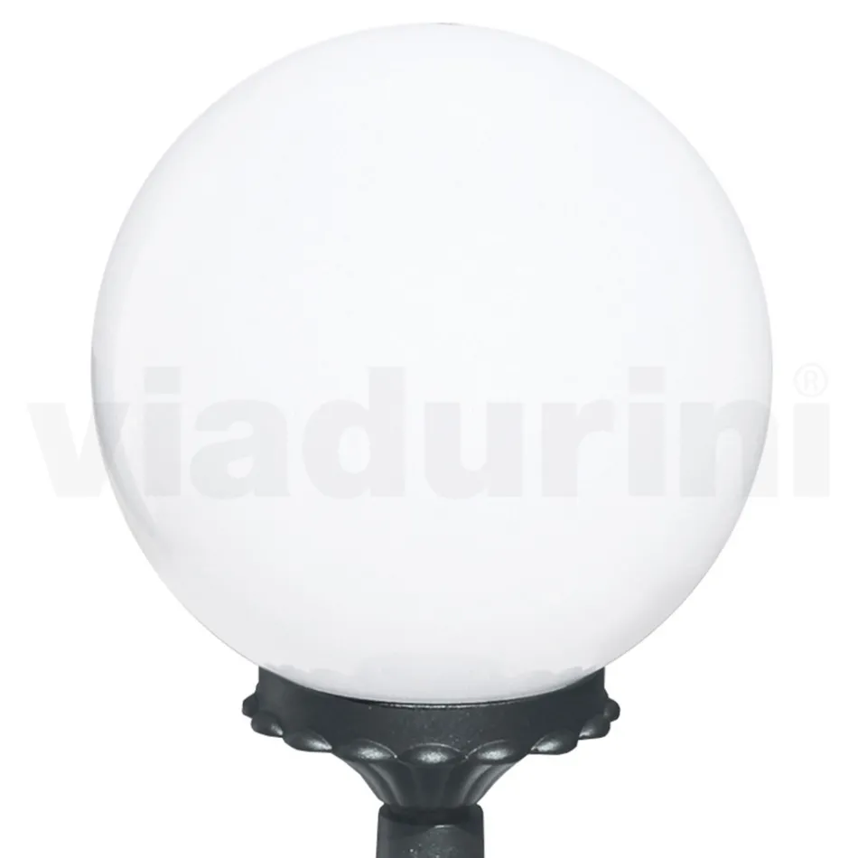 47 cm high street lamp in Acrylic and Anthracite Aluminum Made in Italy - Trovaantracite Viadurini