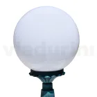 47 cm high street lamp in black acrylic and aluminum made in Italy - Trovanero Viadurini