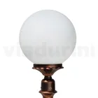 69 cm tall street lamp in black acrylic and aluminum made in Italy - Trovanero Viadurini