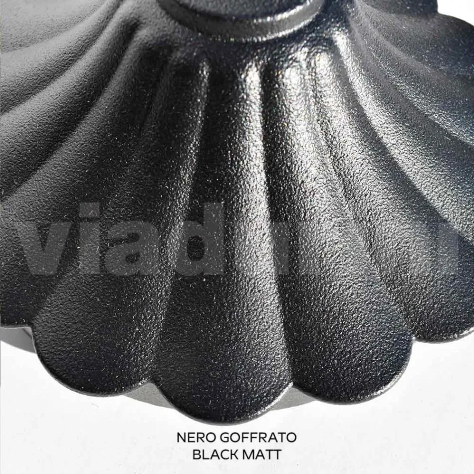 69 cm tall street lamp in black acrylic and aluminum made in Italy - Trovanero Viadurini