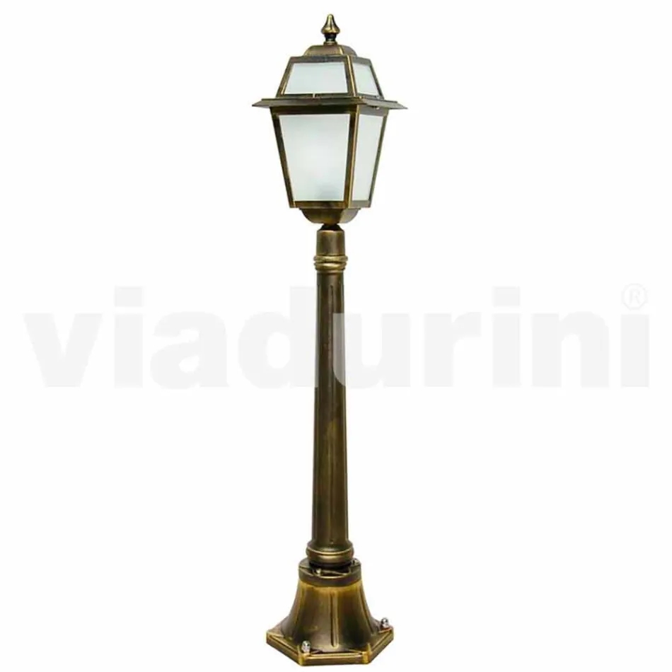Low streetlight for outdoor in aluminum produced in Italy, Kristel Viadurini