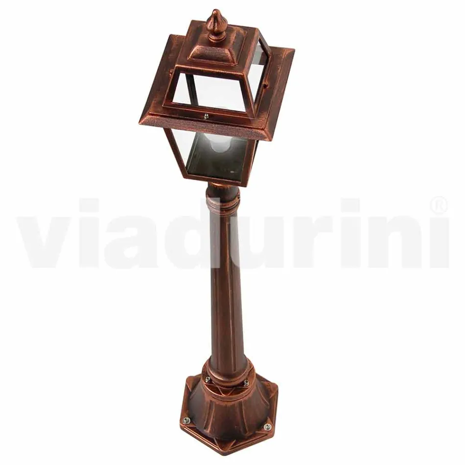 Low streetlight for outdoor in aluminum produced in Italy, Kristel Viadurini