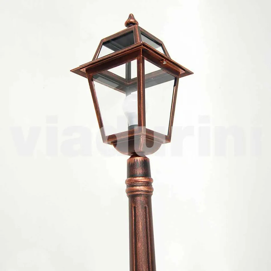 Low streetlight for outdoor in aluminum produced in Italy, Kristel Viadurini