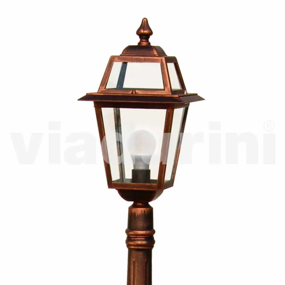 Low streetlight for outdoor in aluminum produced in Italy, Kristel Viadurini