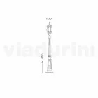 Outdoor lamp with an aluminum light made in Italy, Anika Viadurini