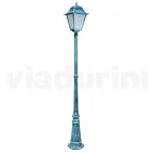 222 cm high outdoor lamp in glass and die-cast aluminum - Alchemist Viadurini