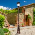 252 cm high outdoor lamp in glass and die-cast aluminum - Alchemist