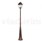 252 cm high outdoor lamp in glass and die-cast aluminum - Alchemist Viadurini