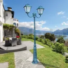 259 cm tall outdoor lamp in glass and die-cast aluminum - Alchemist Viadurini