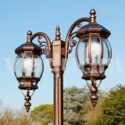 Classic outdoor lamp post in die-cast aluminum made in Italy, Anika Viadurini